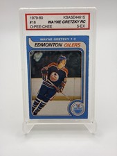 1979-80 o-pee-chee 18 wayne gretzky rookie card. rookie card picture