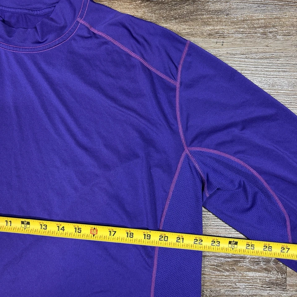 Camisa de combate Nike Pro para hombre XXL púrpura Dri Fit ajustada rendimiento manga larga Foto 4 de 4