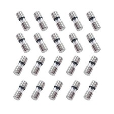 PENGLIN 20PCS Mini Glass Fuses 110V 125V 3A Slow-Blow Time Delay Fuse Xmas...