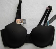 Bali Sleek Support Black Smoothing Underwire Bra Style DF4481 Size 36 D NWT