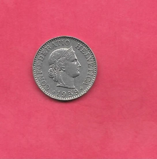 Copper-Nickel 1959 Swiss Coins for sale | eBay