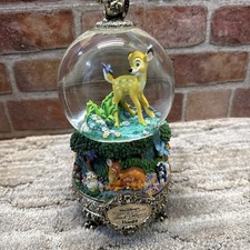 Walt Disney Masters of Animation Frank Thomas BAMBI “Flower Song” SnowGlobe