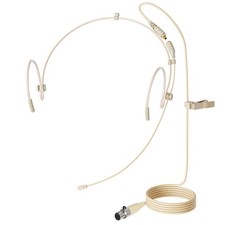 Headworn Microphone Earhook Headset Compatible with Shure Wireless Systems
