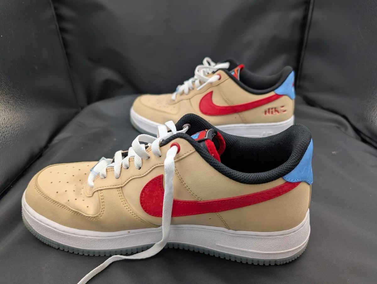 Nike Air Force 1 \'07 Men Size 12 LV8 Satellite Sesame University Red DQ7628 200 Nike Air Force 1  main image 4