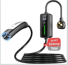 Unitek Portable Tesla Wall Charger -Level 1 2 EV Charger for All Tesla,32Am...
