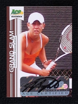 2013 Ace Authentic Grand Slam Bronze 20/50 Alexandra Anghelescu Auto 10jj
