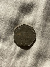 Peter Rabbit Beatrix Potter 50p Fifty Pence Coin 2016 Circulated