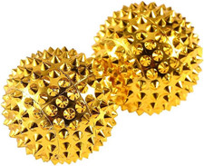 Magnetic Acupressure Massage Balls - Set of 2 for Hand Therapy