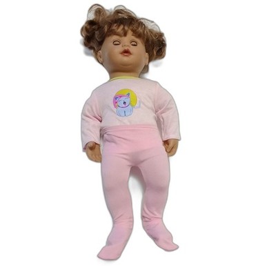 Adora Cuddle & Coo Baby Doll 15  Interactive Light Brown Laughs Coos Brown Hair
