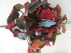 Lot of RED & GREEN Artificial Floral BUSH LEAVES Tree Branches Greenery Decor — photo 8
