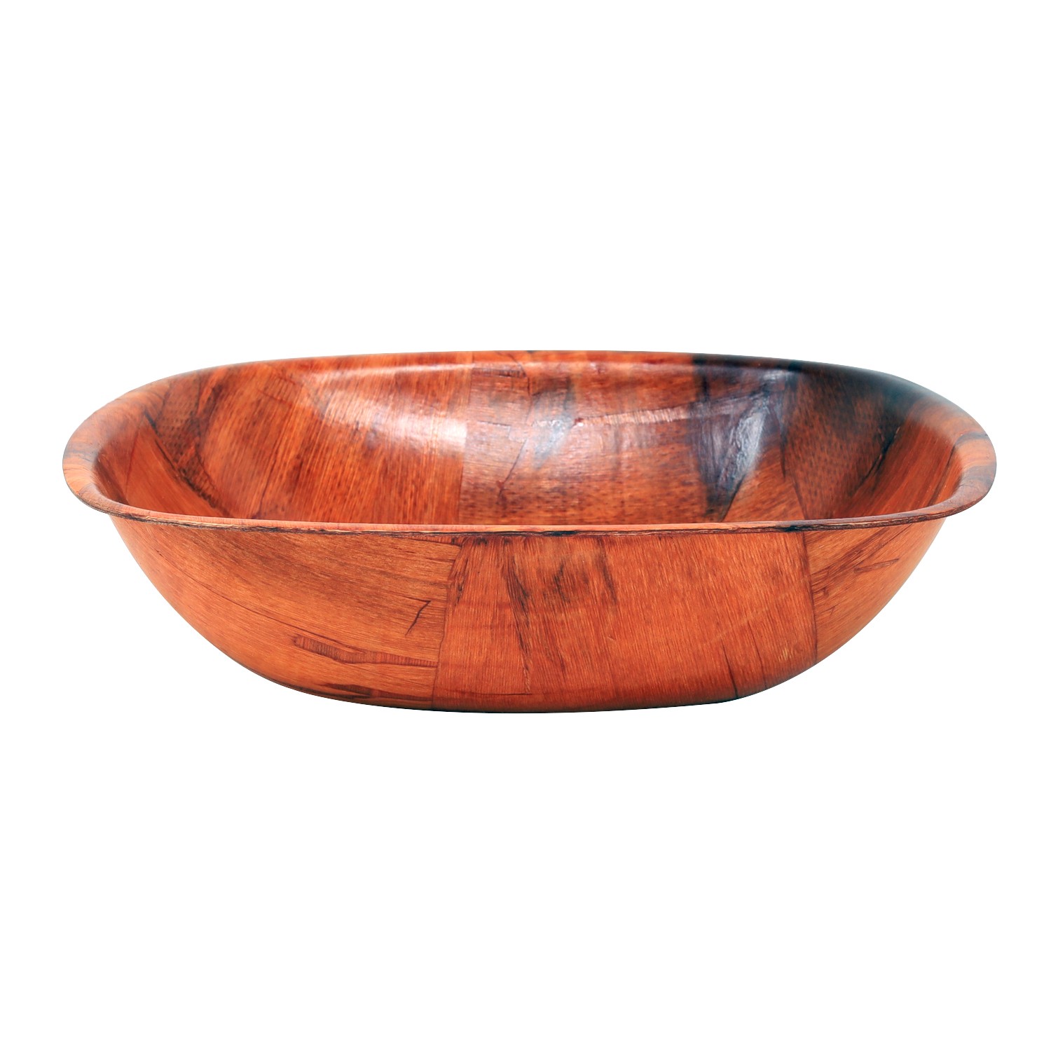 Wood Bowl 20cm Woven Pattern Snacks Salad Soup Ramen Rice Serving Kitchen Bowl