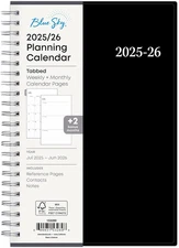 2025-2026 Weekly and Monthly Academic Year Planner Calendar, July 2025 - June 20
