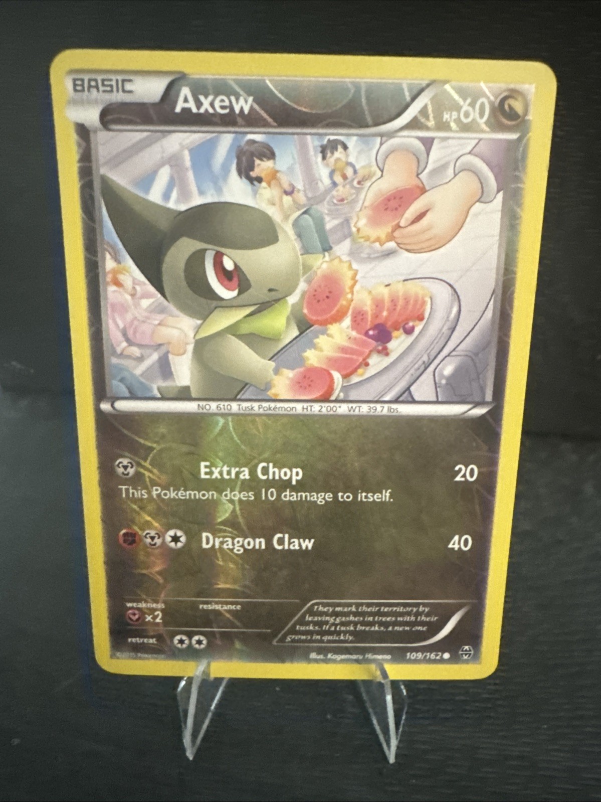 Axew (109) Common XY - BREAKthrough 109/162 NM Pokemon Card Reverse Holo