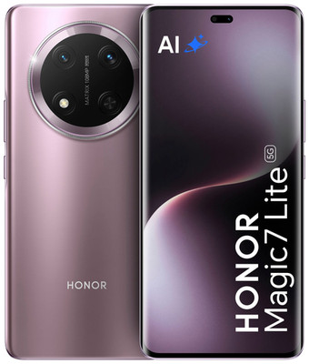 Honor Magic7 Lite 5G Dual-SIM 512 GB lila Smartphone Handy Mobile Android