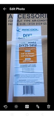 MRCOOL DIY25-1412 25ft Quick Connect Line Set