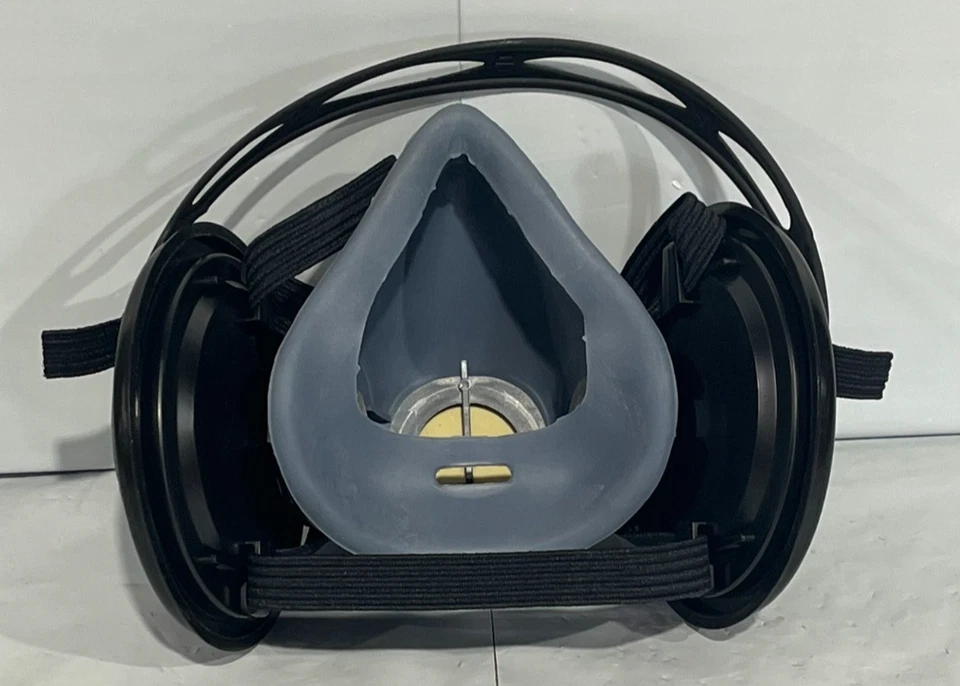 Máscara de solda descartável N95 respirador de meia face pintura spray a gás - Imagem 3 de 3
