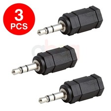 3.5mm Male Stereo to 3.5mm Male Stereo Jack Headphone Headset Adapter - LOT of 3
