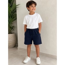 Gap Kids Navy Blue Tech Fleece Athletic Shorts Zipper Pockets Boys Size L 10