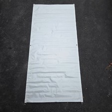 32 x 72 inch Blank White Vinyl Banner With Grommets and D Rings Heavy Duty USA