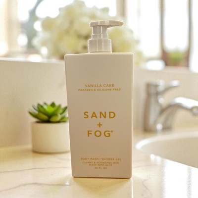Sand + Fog Vanilla Cake Body Wash, Paraben & Silicone Free, 32 fl oz