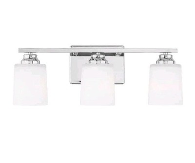 Generation Lighting 4428903-05 Franport 3 Light 21'' Chrome Wall Bath Fixture OB