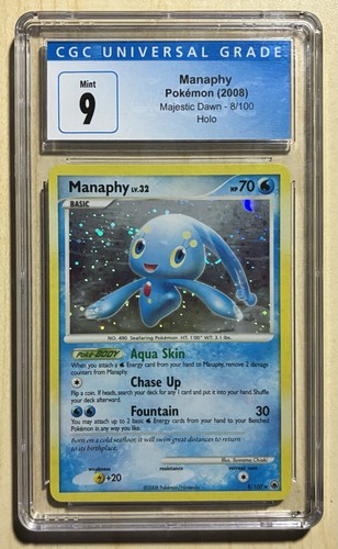 Manaphy graded CGC 9 for sale on eBay