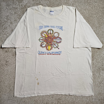 Vintage 09 High Sierra Music Festival Staff T-Shirt Mens XL 2000s Rave Thrashed