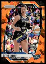Satou Sabally Orange Cracked Ice #43 2024-25 Panini Prizm WNBA Dallas Wings