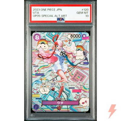 #ad #ad PSA 10 Uta SP Alt Art OP02 120 SEC Awakening of the New Era Japanese 2023 $118.99