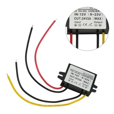 Effizienter Step Up DC Wandler von 12 Volt auf 24 Volt mit Smart Chip