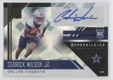 2018 Panini Unparalleled Rookie Signatures Cedrick Wilson Jr #298 Auto 12kd