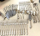 Rose Tiara by Gorham Sterling Silver Flatware Set - 56 Pieces