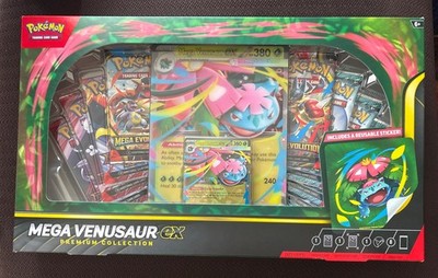 Pokemon TCG: Mega Venusaur ex Premium Collection New Factory Sealed Box 8 Packs