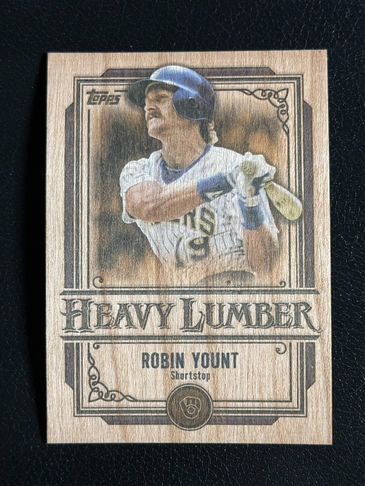 2025 Topps Update - Robin Yount - Heavy Lumber - HL-61 - SSP - Milwaukee Brewers