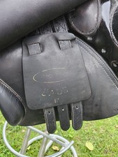 Springsattel,Euroriding Modell: Jade,,17er SITZ, Kammer Siehe FOTO.schwarz