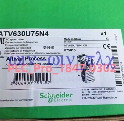 ATV630U75N4 1PC NEW DHL ATV630U75N4 Frequency Converter 7.5KW  Fast ship