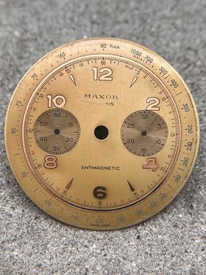 #1662 VINTAGE CHRONOGRAPHE SUISSE LANDERON 51 MANUAL 34,3mm ZIFFERBLATT DIAL