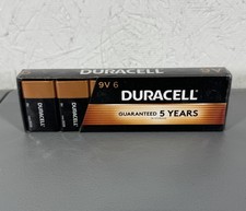 Duracell Coppertop 9V Battery, 6 Count Pack, 9 Volt Battery