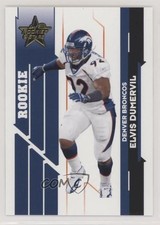 2006 Leaf Rookies & Stars Rookie Gold 203/299 Elvis Dumervil #136 a8r