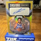 Julian Champagnie 2022 Prizm Sensational Signatures Auto - GOLD #07/10 Rc