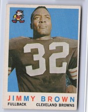 1959 Topps Jimmy Jim Brown #10 - Browns - Ex+ - D5086 HOF