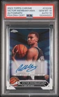 2023-24 Topps Chrome VICTOR WEMBANYAMA Autograph RC PSA 10 / 10 Auto Impossible