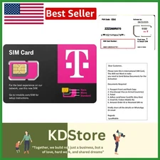 Prepaid SIM Card Unlimited Talk Text Data in US Mexico 30 Days 4G LTE