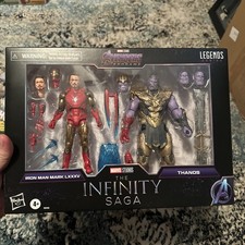 Marvel Legends Avengers Endgame Infinity Saga Iron Man & Thanos 2 pack Brand NEW