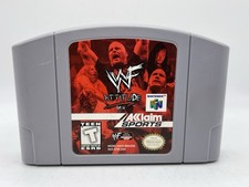 WWF Attitude (Nintendo 64 N64, 1999) AUTHENTIC  | CARTRIDGE