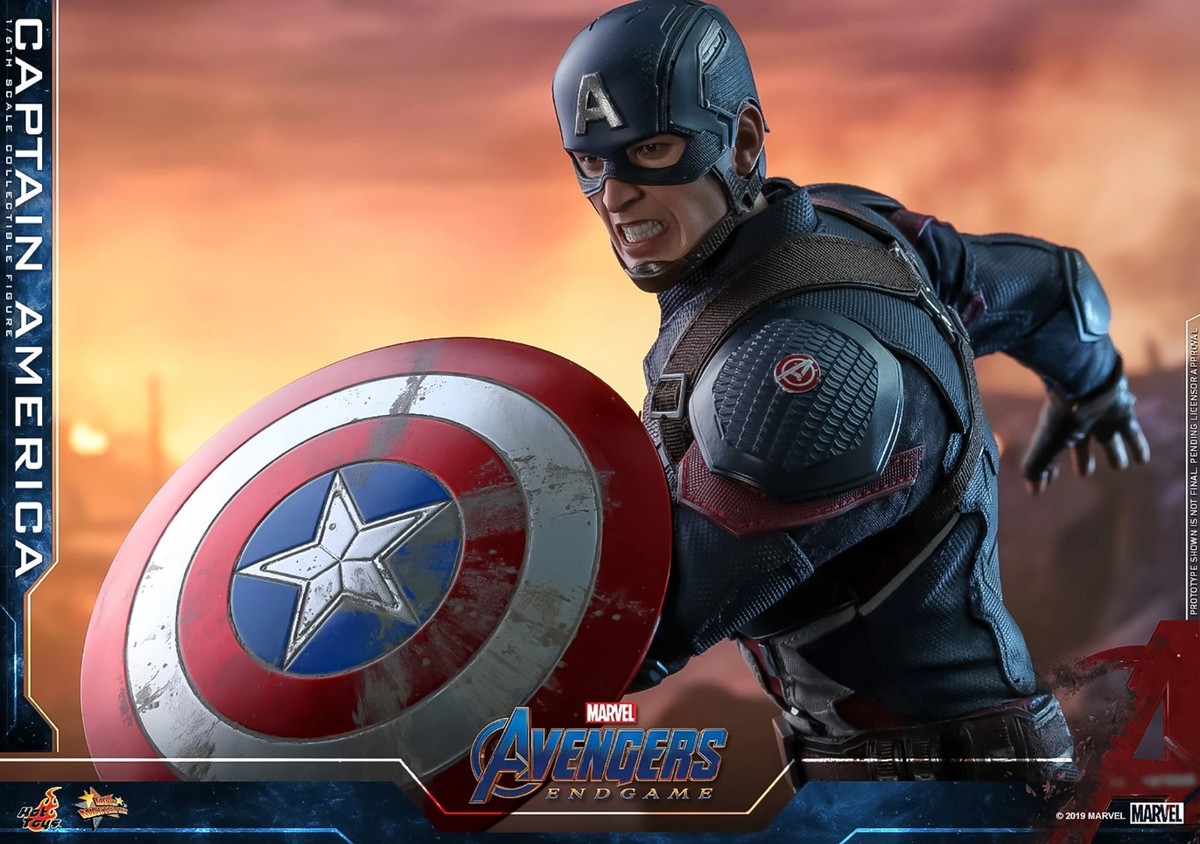 Hot Toys MMS536 ENDGAME CAPTAIN AMERICA 1/6 Scale 12-inch Figure