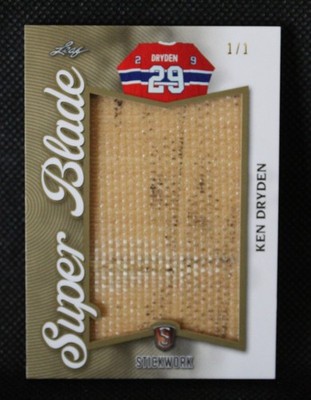Ken Dryden - 2017/18 Leaf Stickwork, SUPER BLADE 1/1 #SB-09 GU Goalie Stick 1/1