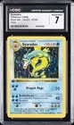 1999 POKEMON BASE SET 1ST EDITION HOLO #6 GYARADOS CGC 7