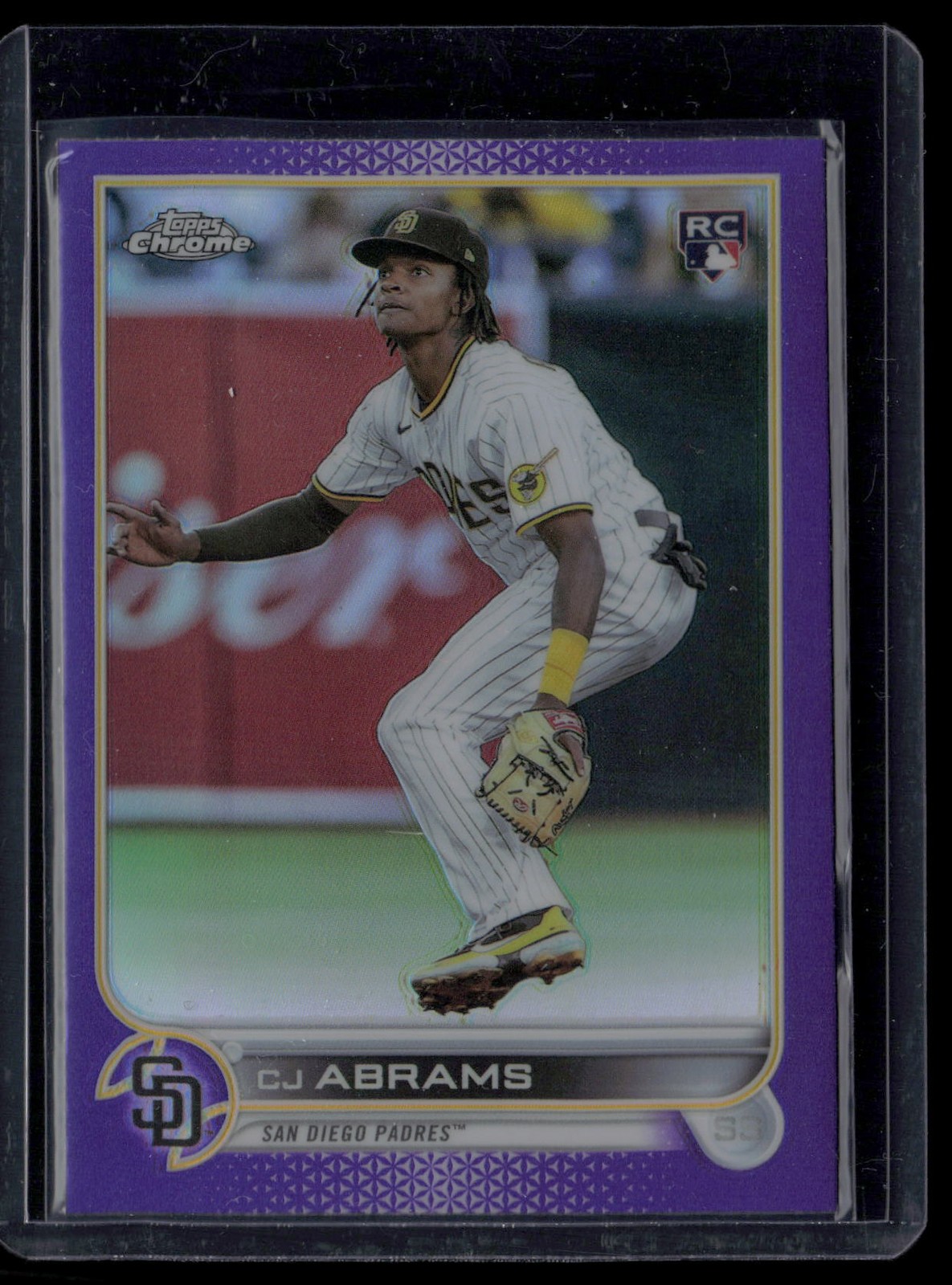 2022 Topps Chrome Update #USC3 CJ Abrams Purple Refractor