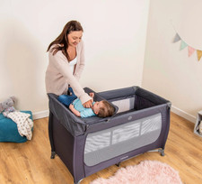 Miniuno Sleepeasy 3in1 Travel Cot Playpen Newborn Bassinet Changer QUICK SALE